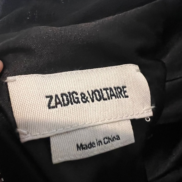 Zadig & Voltaire Noir Sequin Top - Picture 5 of 7